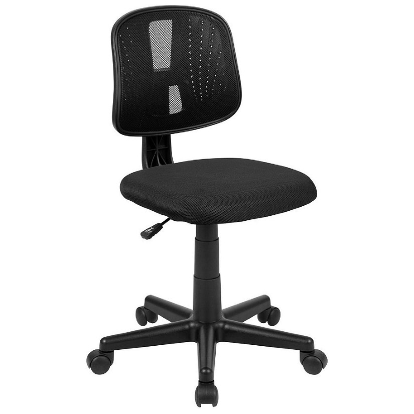 Mid-Back Mesh Computer Chair Black - Belnick