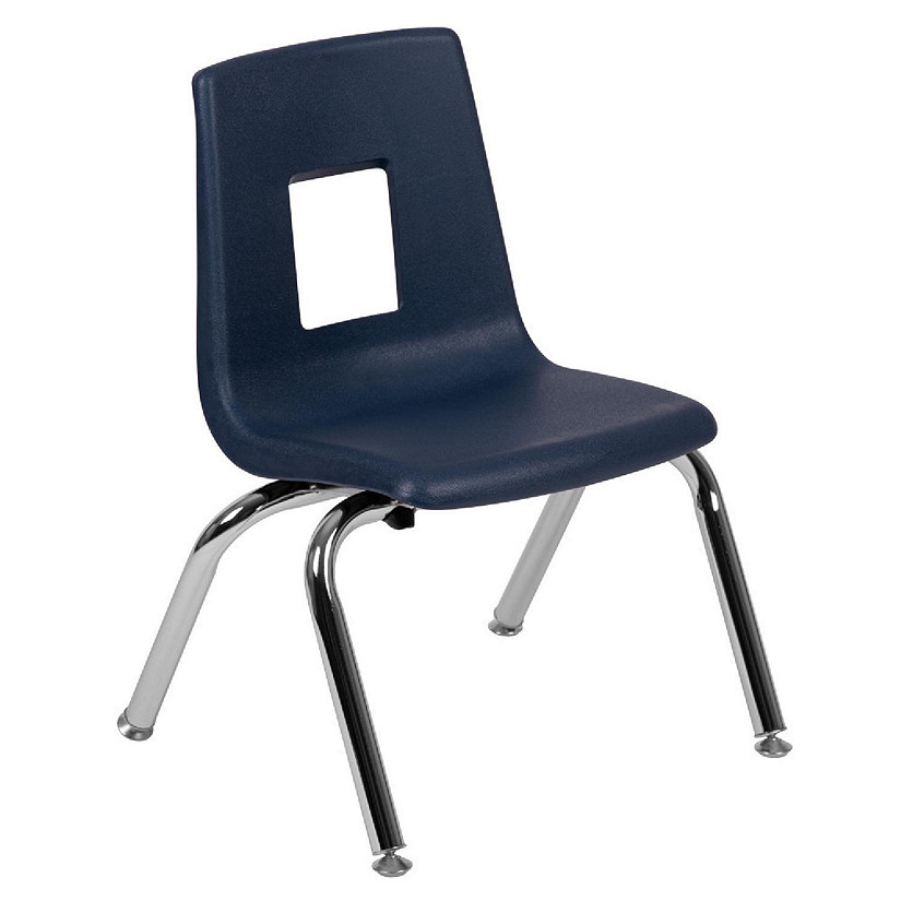 Emma + Oliver Navy Student Stack School Chair - 12-inch Image
