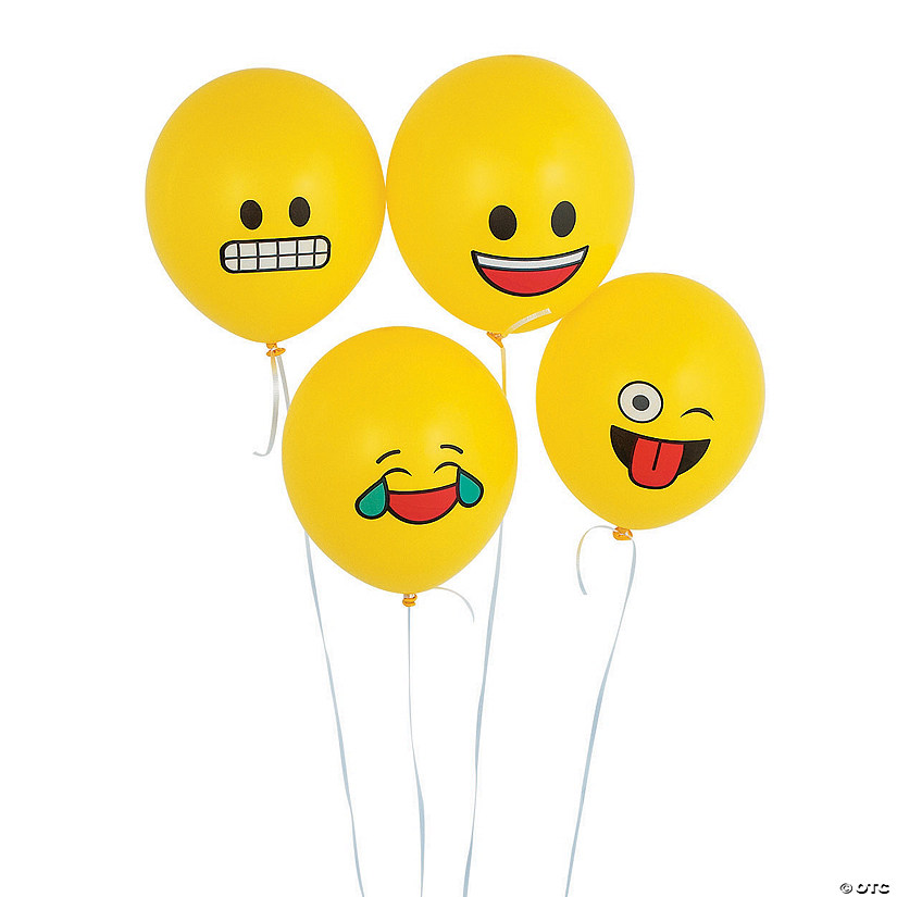 Emoji 11" Latex Balloons Image