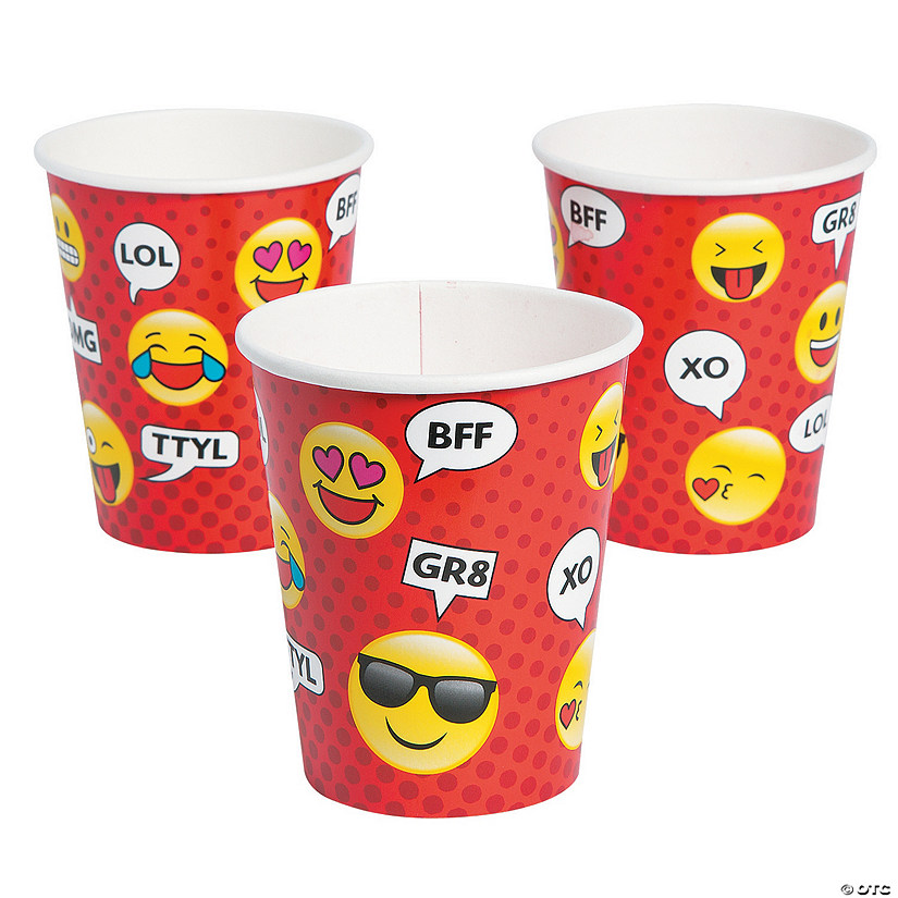 Emoji Cups Oriental Trading