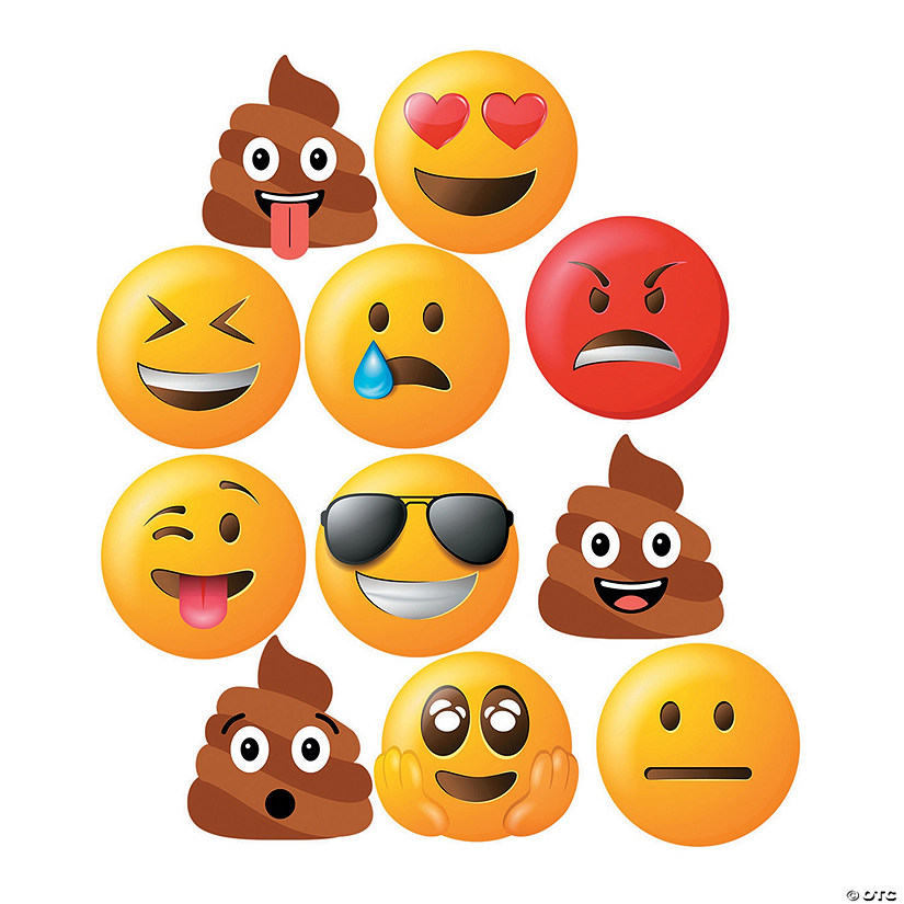Emoji Head Cardboard Cutouts Image