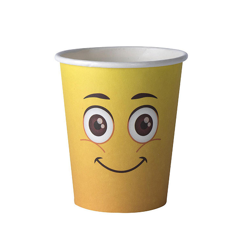 Emoji Party Paper Cups 9 Oz 100 Pack Image