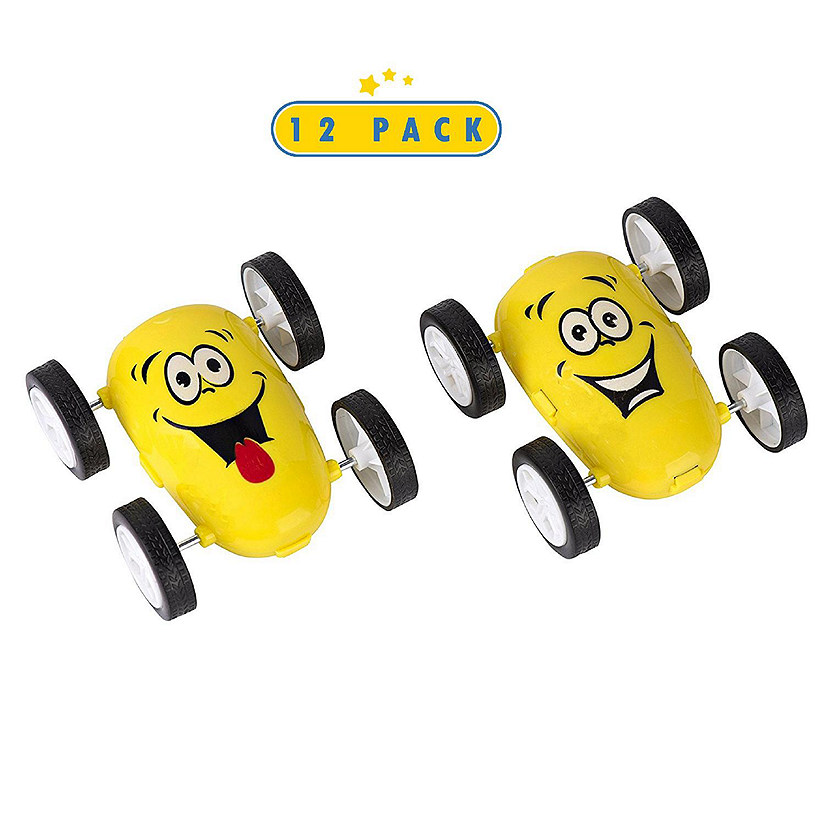 Emoji Stunt Cars for Kids - 12 Pack Image
