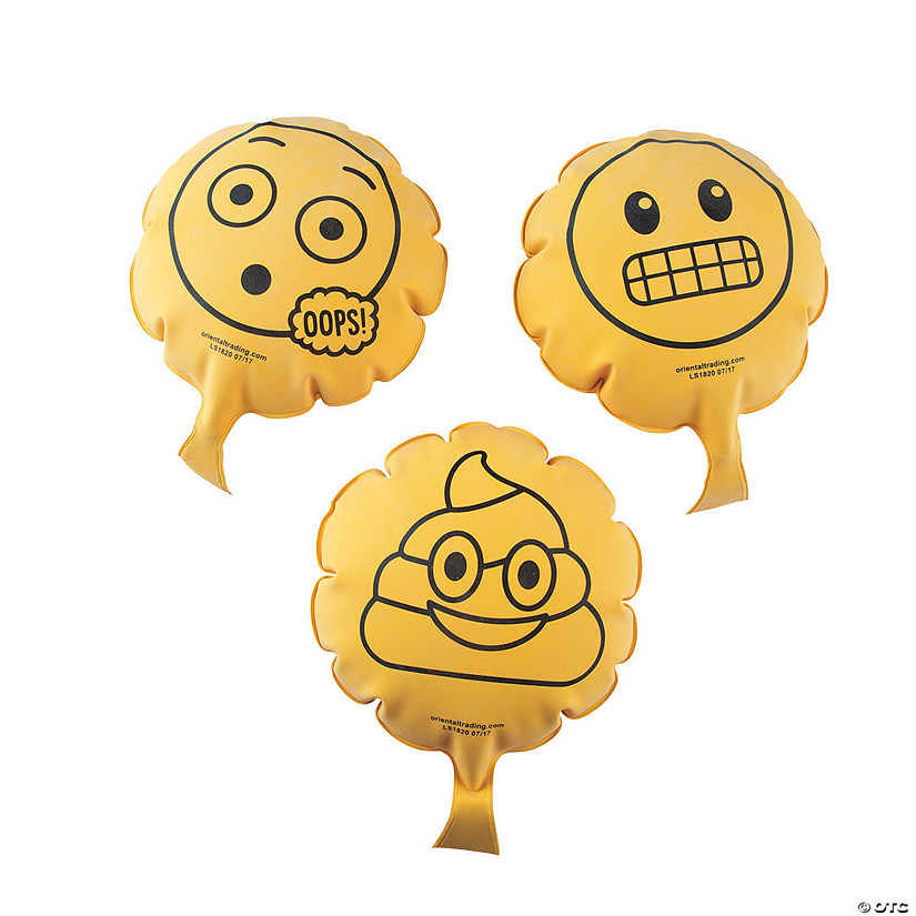 Emoji Whoopee Cushions - 12 Pc. Image