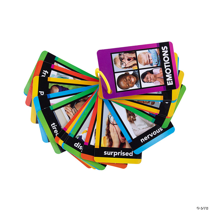 Emotion Cards on a Ring - 6 Pc. Image