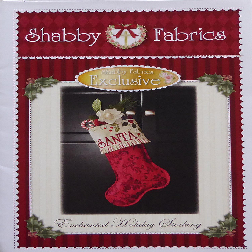 Enchanted Holiday Stocking Quilt Pattern by Shabby Fabrics Image