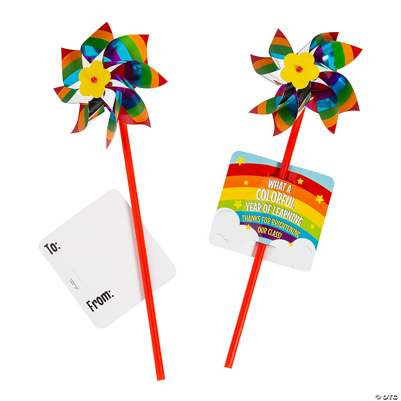 End of Year Pinwheels with Card for 36 Image