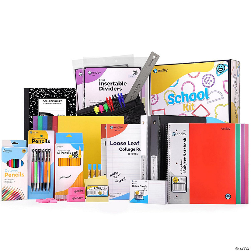 enday School Supply BoProper, 105-Piece Kit Image