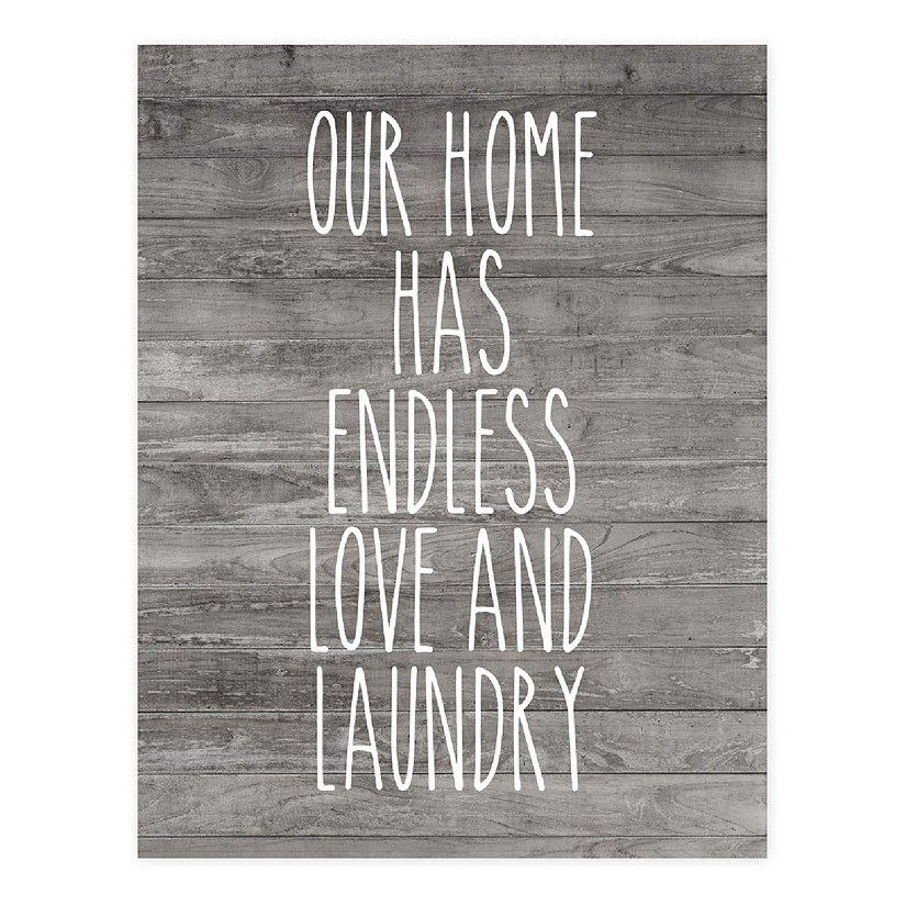 Endless Love and Laundry 1Pk 8.5x11in Image