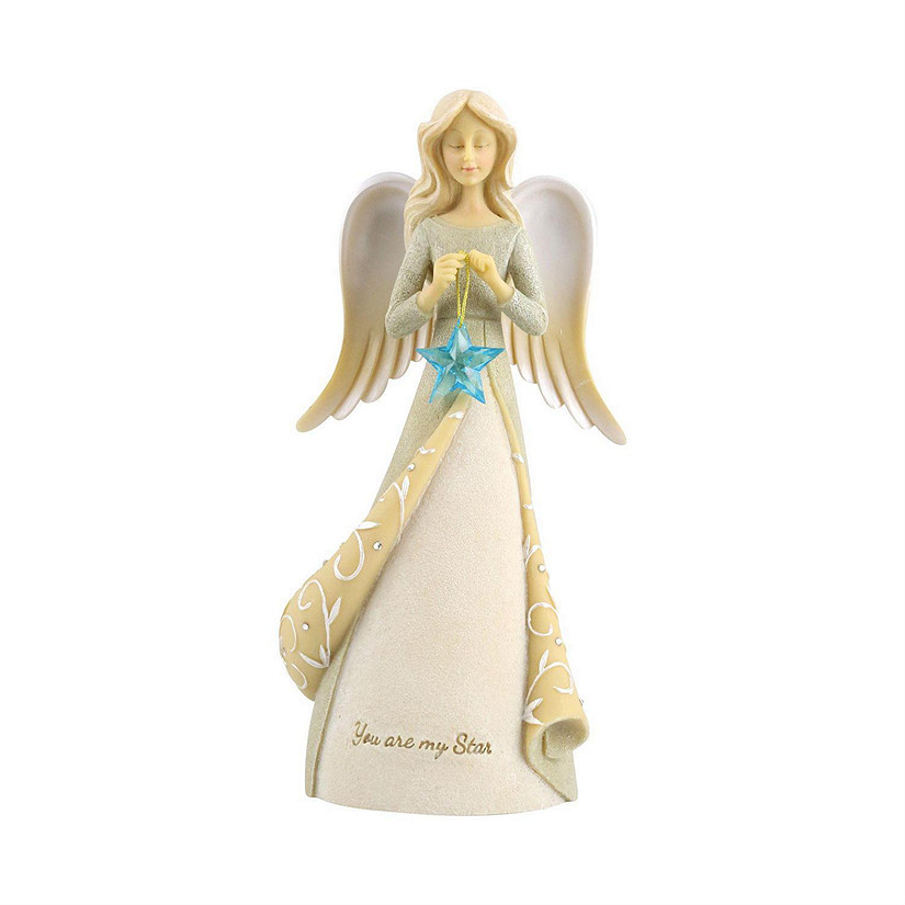 Enesco Foundations Expressions Star Angel Figurine 7.5 Inch 6011709 Image
