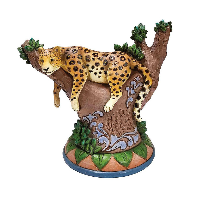 Enesco Jim Shore Animal Planet Amur Leopard Figurine 5.7 Inch Multicolor  6010938
