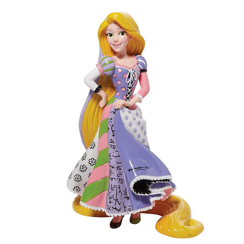 Enesco Romero Britto Disney Rapunzel Figurine 7.4 Inch Multicolor 6010315 Image