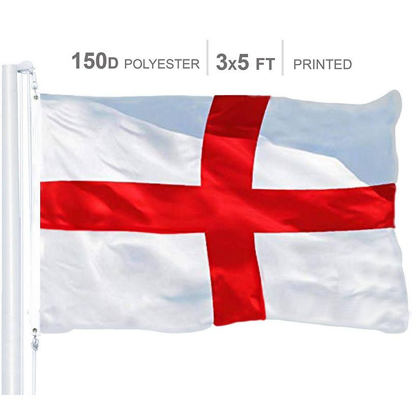 England English Flag 150D Printed Polyester 3x5 Ft Image