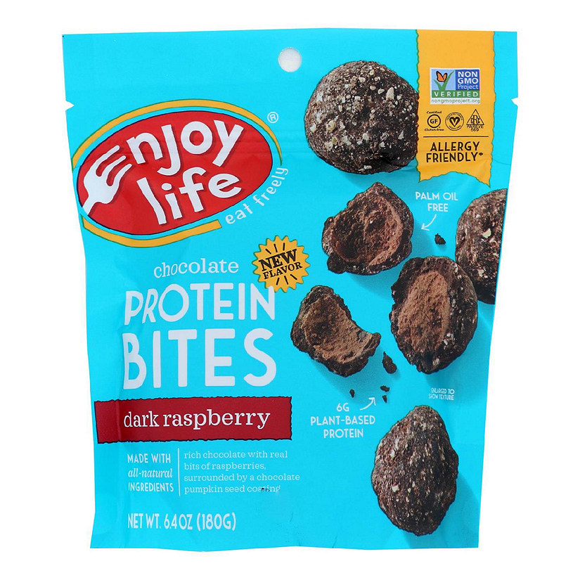 Enjoy Life Protein Bites Dark Raspberry Case of 6 6.4 oz.