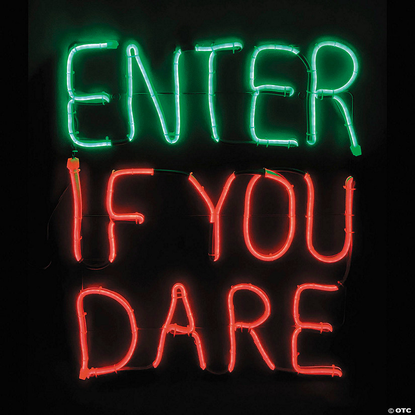 Enter If You Dare Sign Image