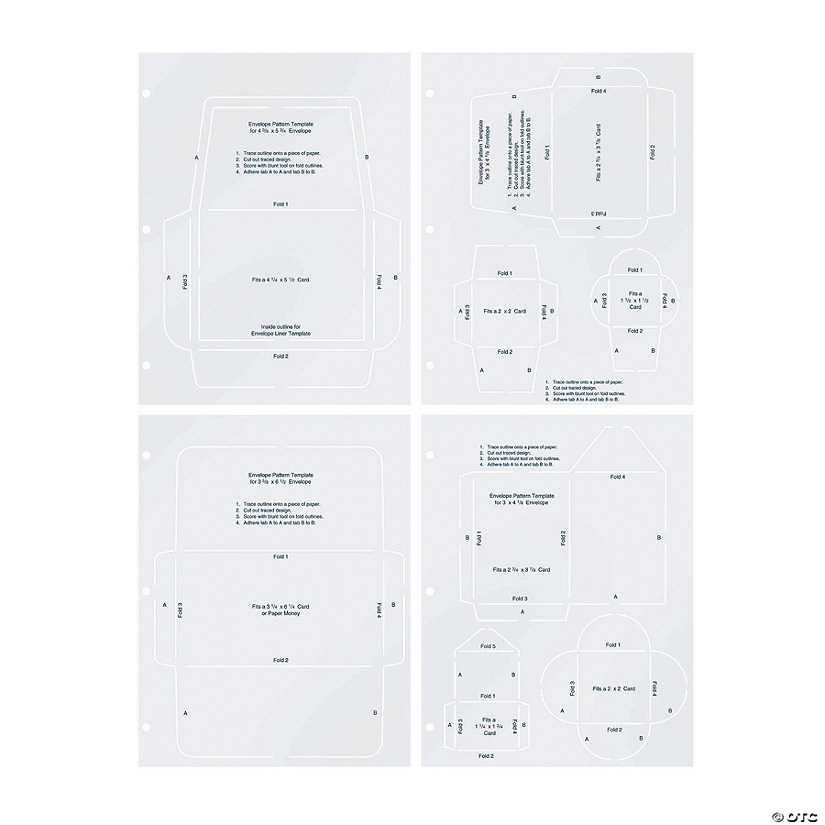 envelope templates discontinued