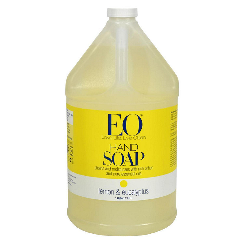 EO Products Liquid Hand Soap Lemon and Eucalyptus 1 Gallon
