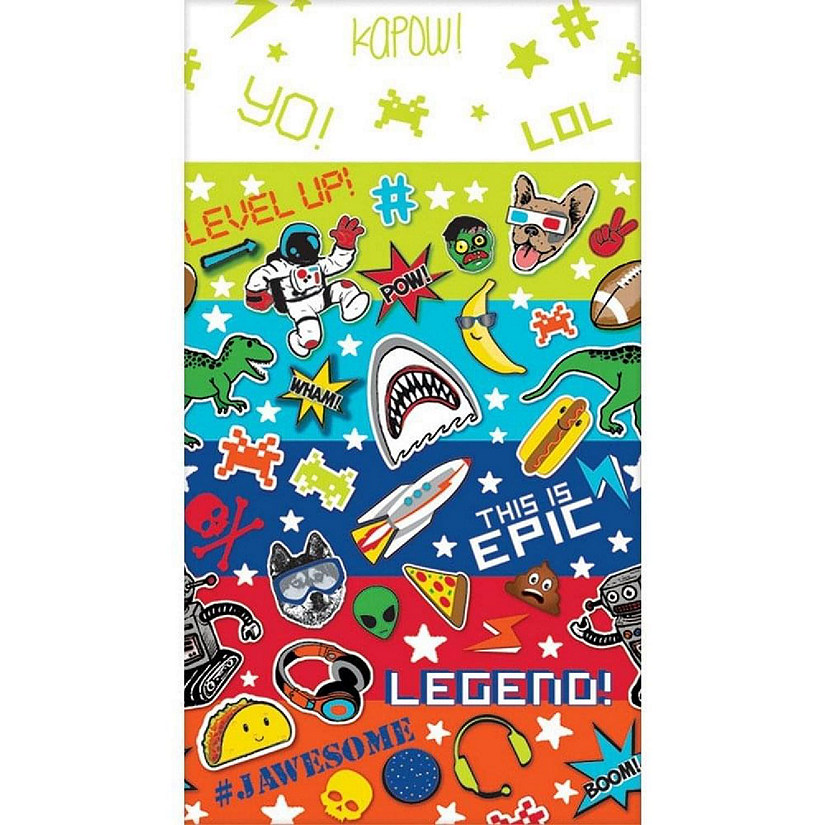 Epic Party 54"x102" Plastic Table Cover Image