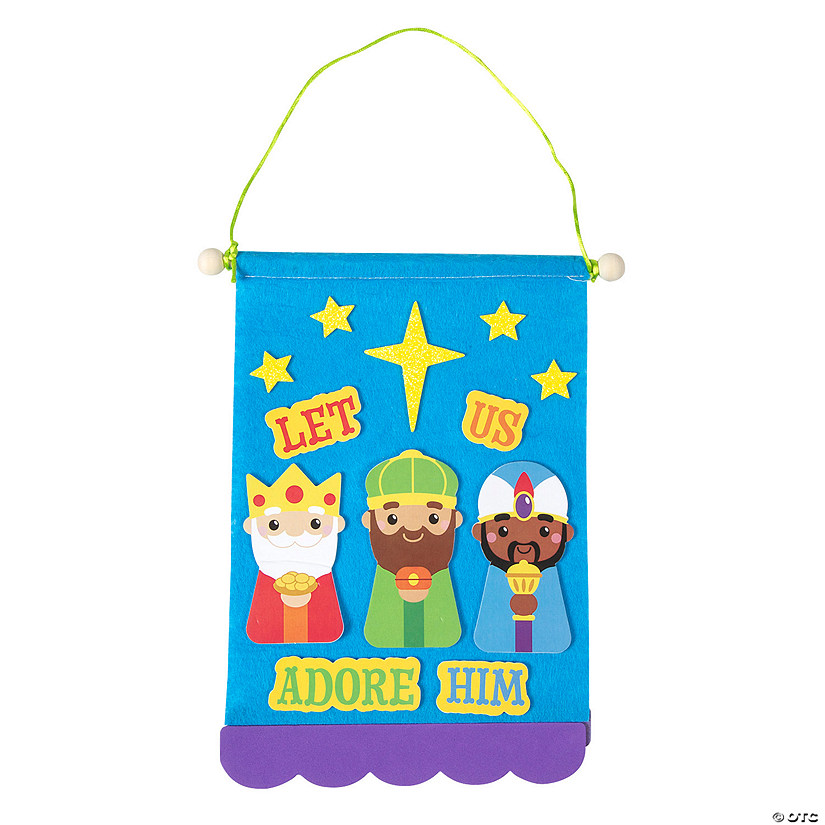 Epiphany Felt Banner Religious Craft Kit Makes 12 Oriental Trading
