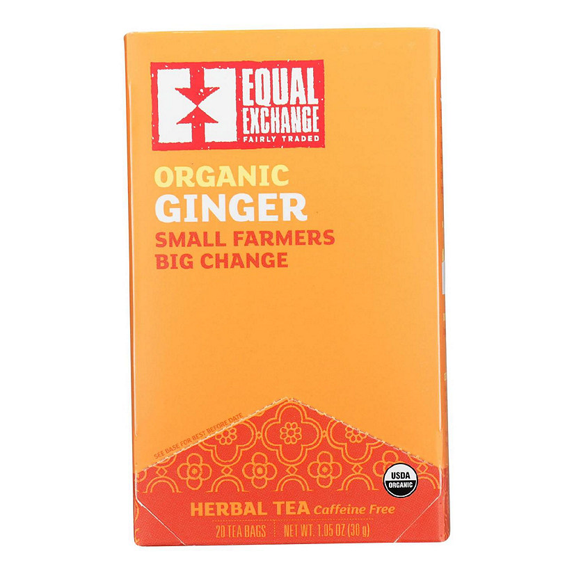 Equal Exchange - Tea Ginger - Case of 6-20 CT Image