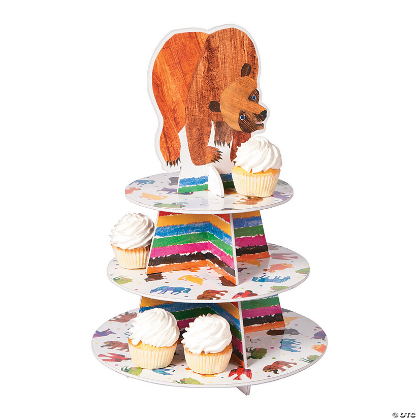 Eric Carle's Brown Bear, Brown Bear, What Do You See? Cupcake Stand Image