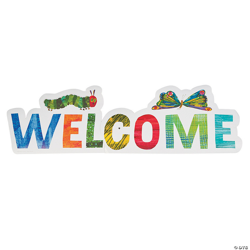 Eric Carle's The Very Hungry Caterpillar&#8482; Welcome Sign Image