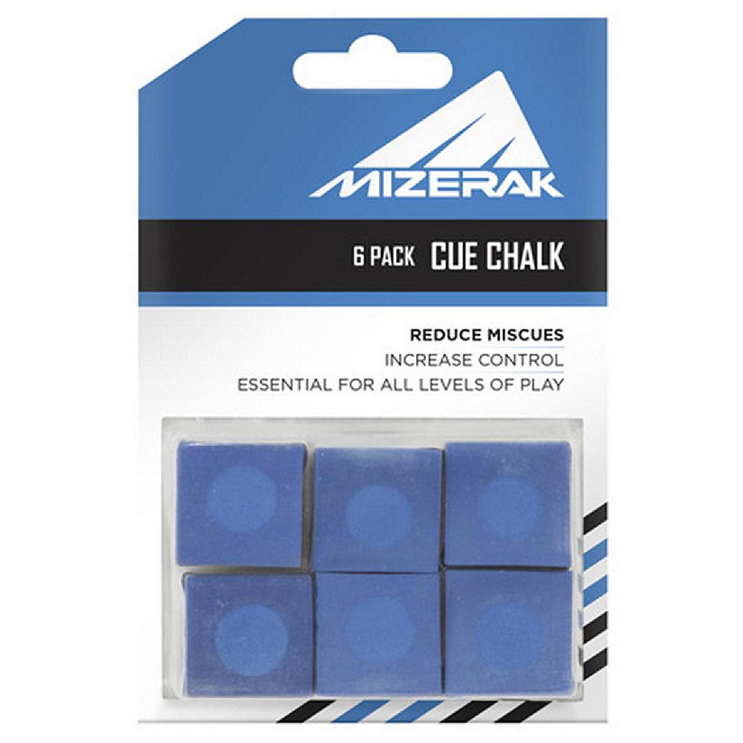 Escalade Sports P1810 Cue Chalk- 6 Pack Image