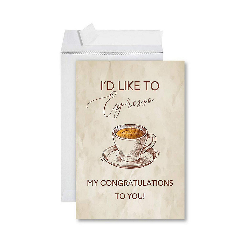Espresso My Congratulations 8.5x11IN Image