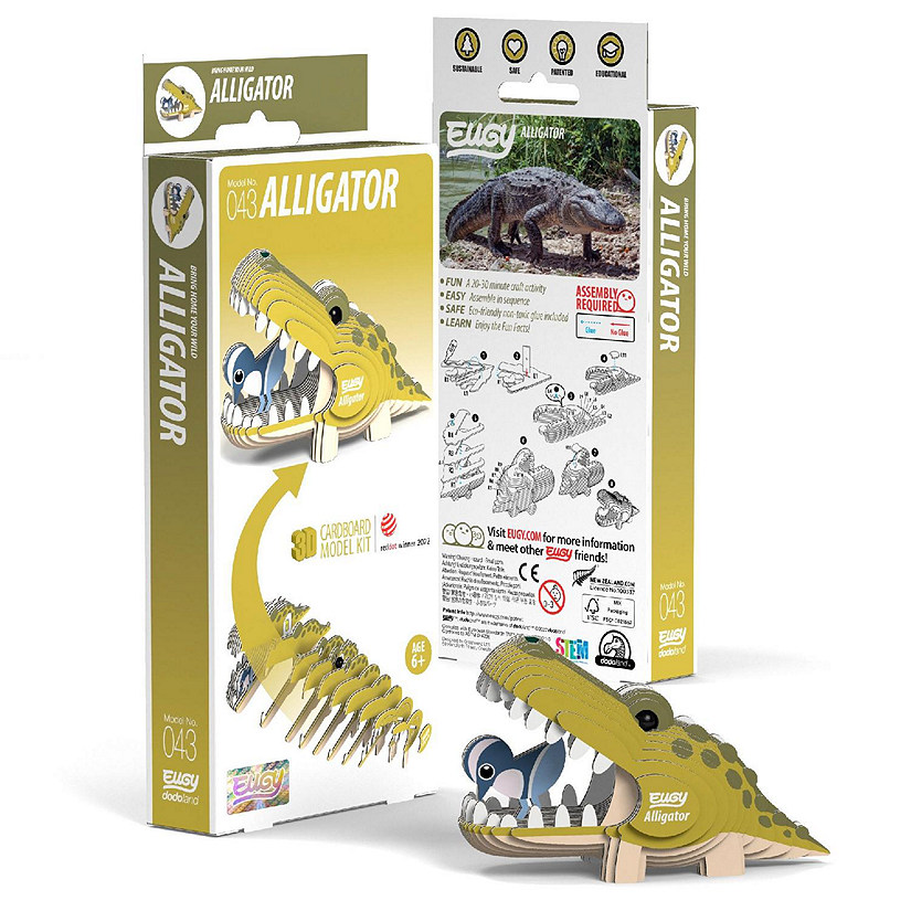 EUGY Alligator 3D Puzzle Image