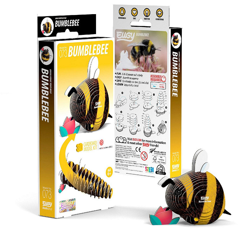 EUGY Bumblebee 3D Puzzle Image