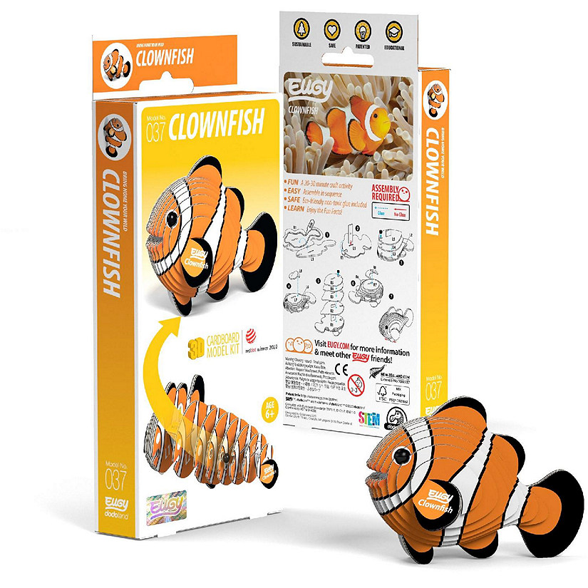 EUGY Clownfish 3D Puzzle Image