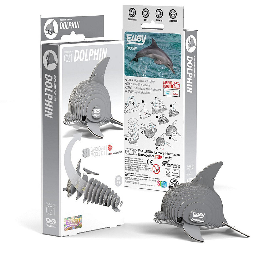 EUGY Dolphin 3D Puzzle Image