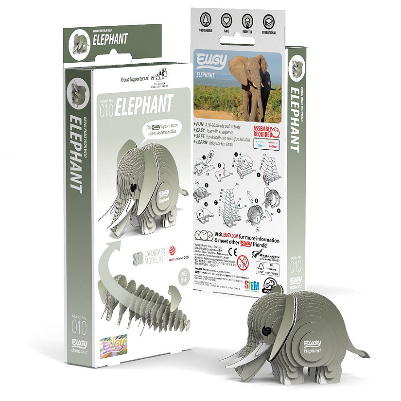 EUGY Elephant 3D Puzzle Image