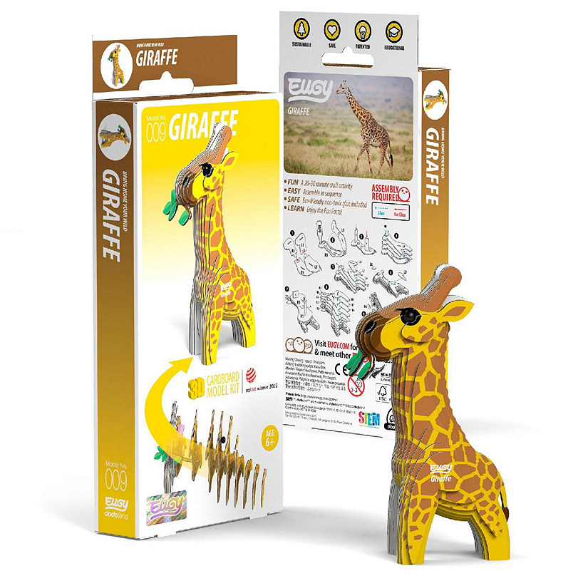 EUGY Giraffe 3D Puzzle Image