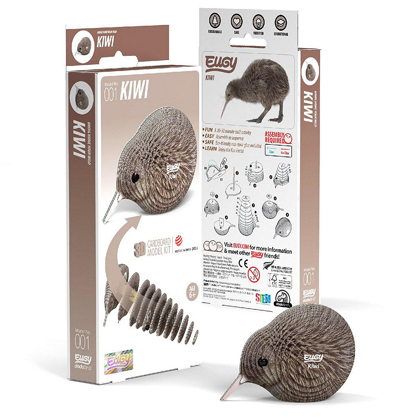 EUGY Kiwi 3D Puzzle Image