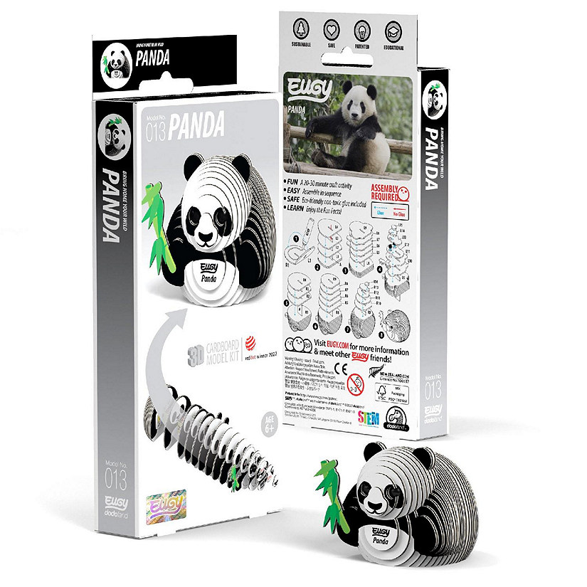 EUGY Panda 3D Puzzle Image