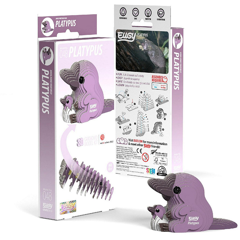 EUGY Platypus 3D Puzzle Image