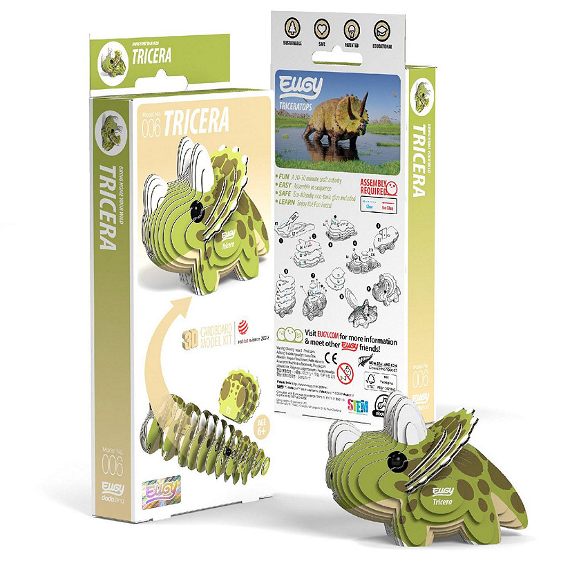 EUGY Tricera 3D Puzzle Image