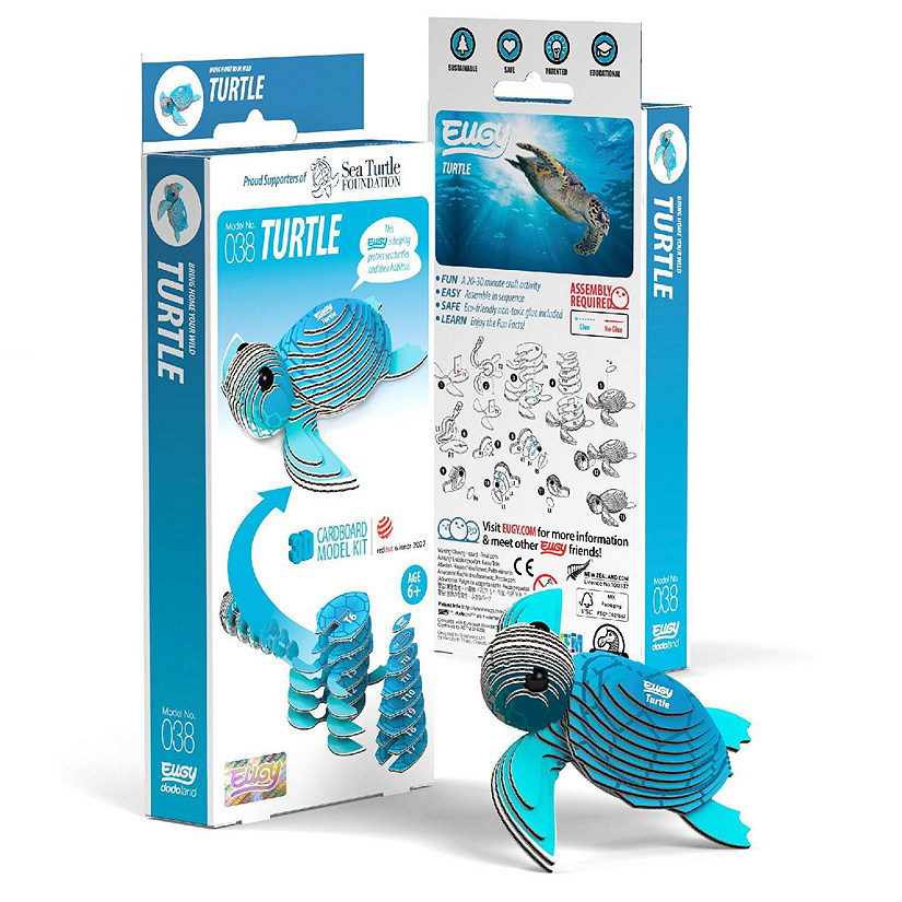 EUGY Turtle 3D Puzzle Image
