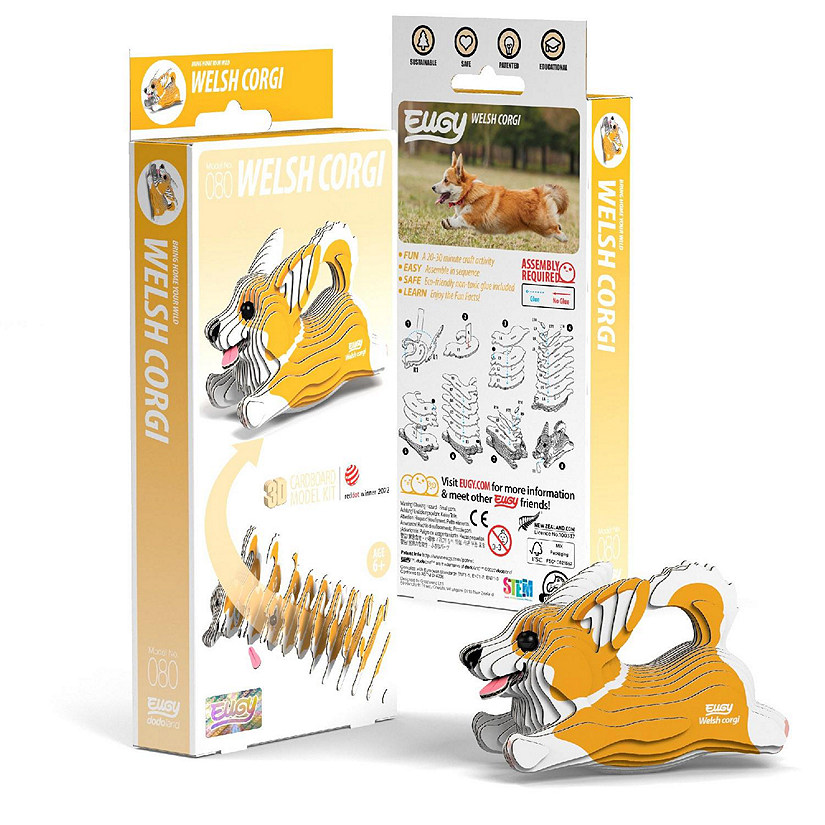 EUGY Welsh Corgi 3D Puzzle Image