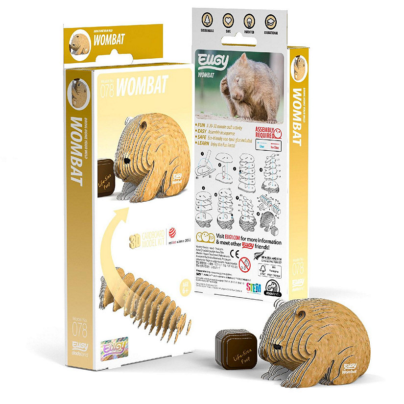 EUGY Wombat 3D Puzzle Image