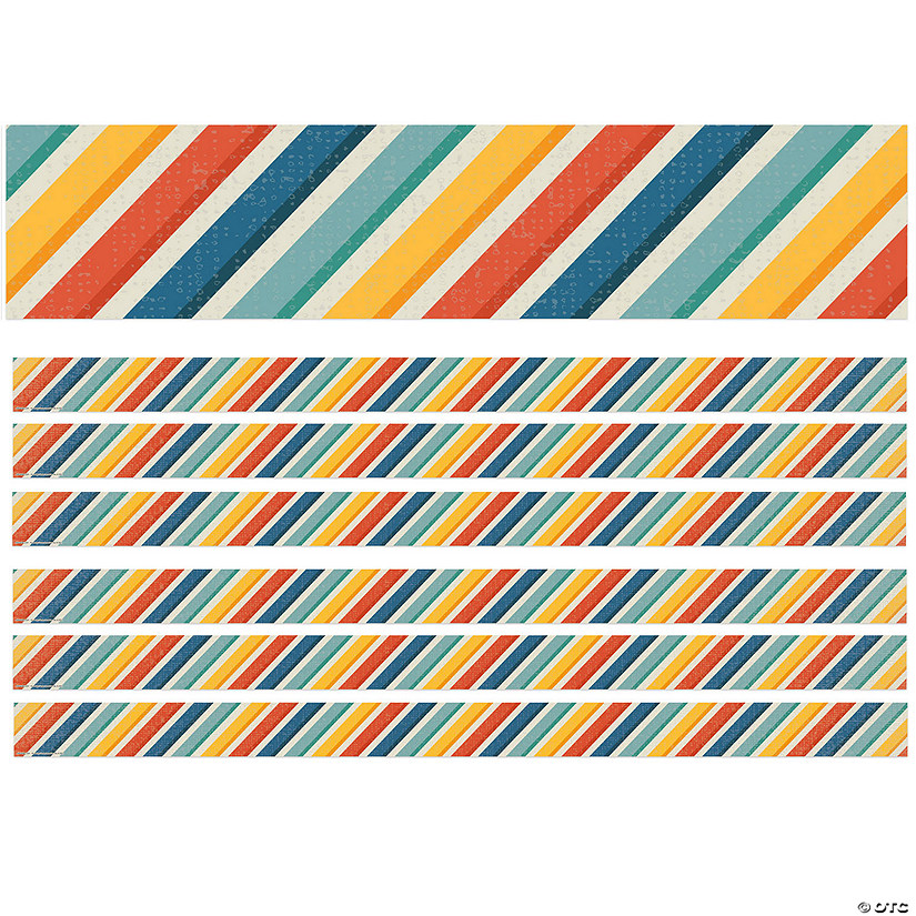 Eureka Adventurer Stripes Deco Trim, 37 Feet Per Pack, 6 Packs Image