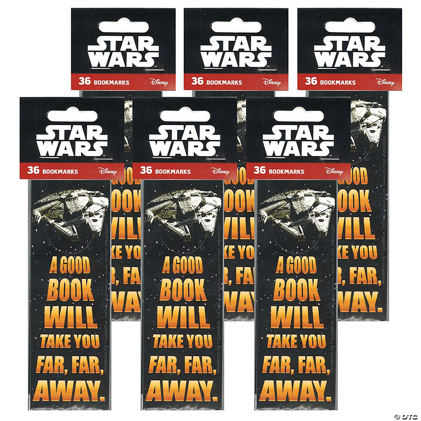 Eureka Star Wars Good Book Bookmarks, 36 Per Pack, 6 Packs Image
