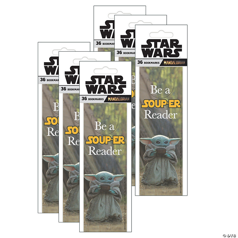 Eureka Star Wars The Mandalorian Bookmark, 36 Per Pack, 6 Packs Image