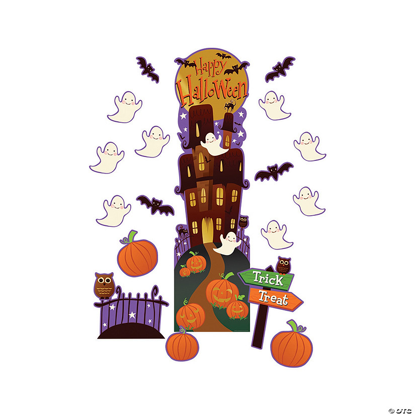 Eureka<sup>&#174;</sup> All-In-One Door Halloween Decorating Kit Image