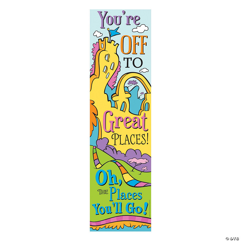 Eureka<sup>&#174;</sup> Dr. Seuss<sup>&#8482;</sup> Oh, the Places You'll Go Vertical Banner Image