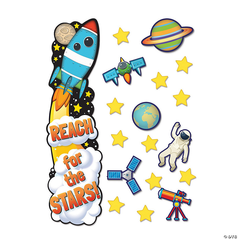 Eureka<sup>&#174;</sup> Outer Space All-in-One Door Decorating Kit - 31 Pc. Image
