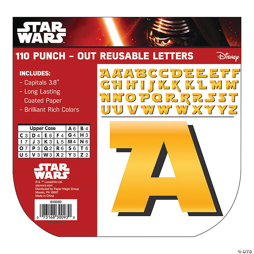 Eureka<sup>&#174;</sup> Star Wars&#8482; Bulletin Board Letters - 110 Pc. Image