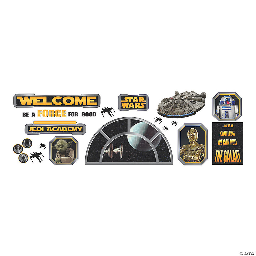 Eureka<sup>&#174;</sup> Star Wars&#8482; Welcome to the Galaxy Bulletin Board Set - 24 Pc. Image