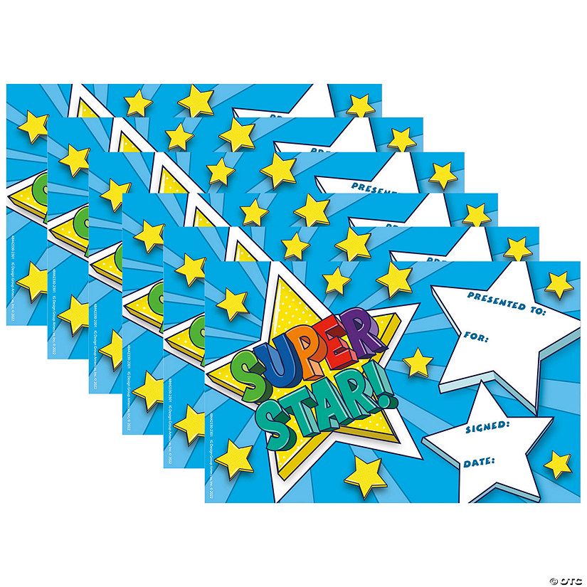Eureka Super Star Recognition Award, 36 Per Pack, 6 Packs Image